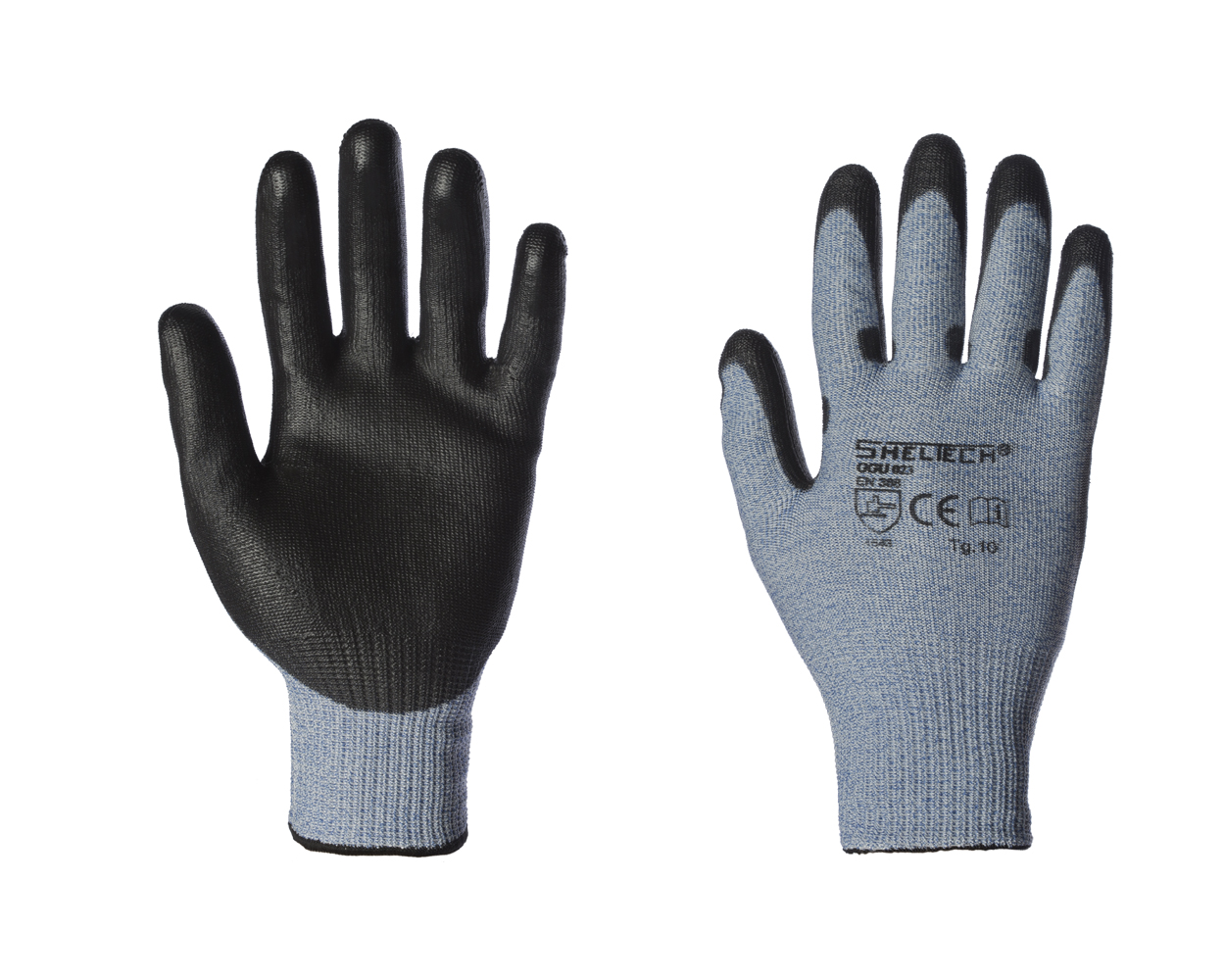 Guanto nylon e fibra sintetica con palmo PU